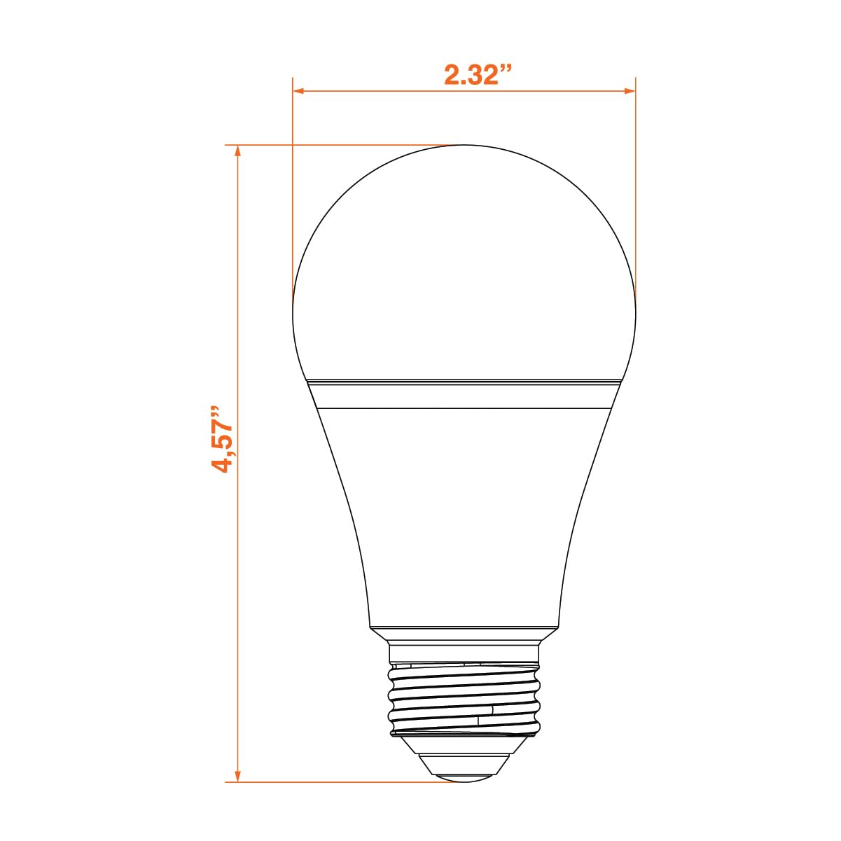 Sylvania 9W LED Night Light, A19, Dimmable Two Function, 2000K / 2700K, Soft White, Frosted Finish - 42298 (2 Pack) - Image 5