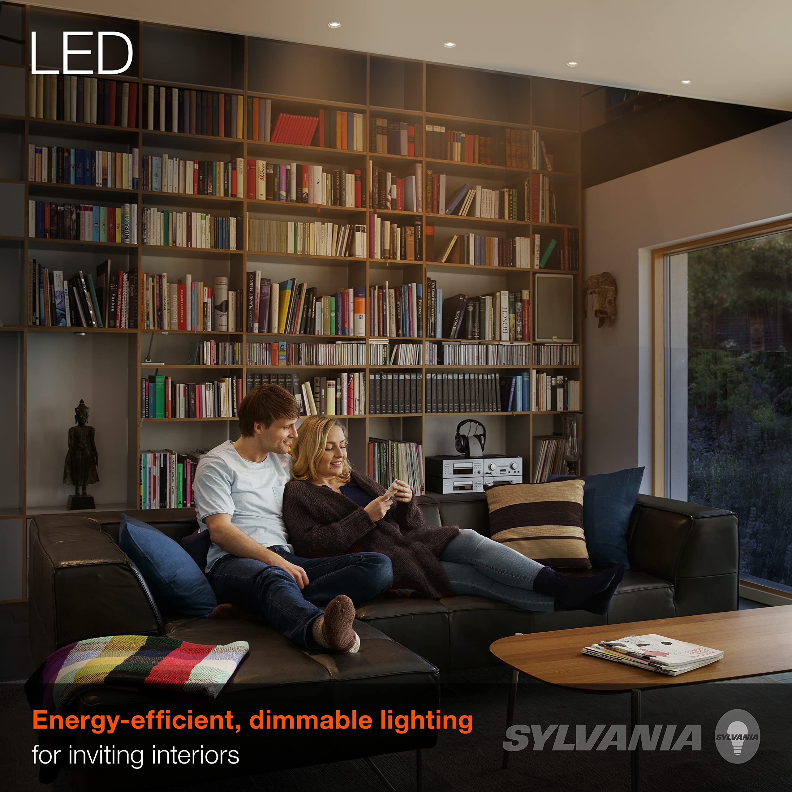 SYLVANIA LED Flood R20 Light Bulb, 50W=5W, 10 Year, 325 Lumens, E26 Medium Base, Dimmable, 2700K, Soft White - 2 Pack (73993) - Image 5