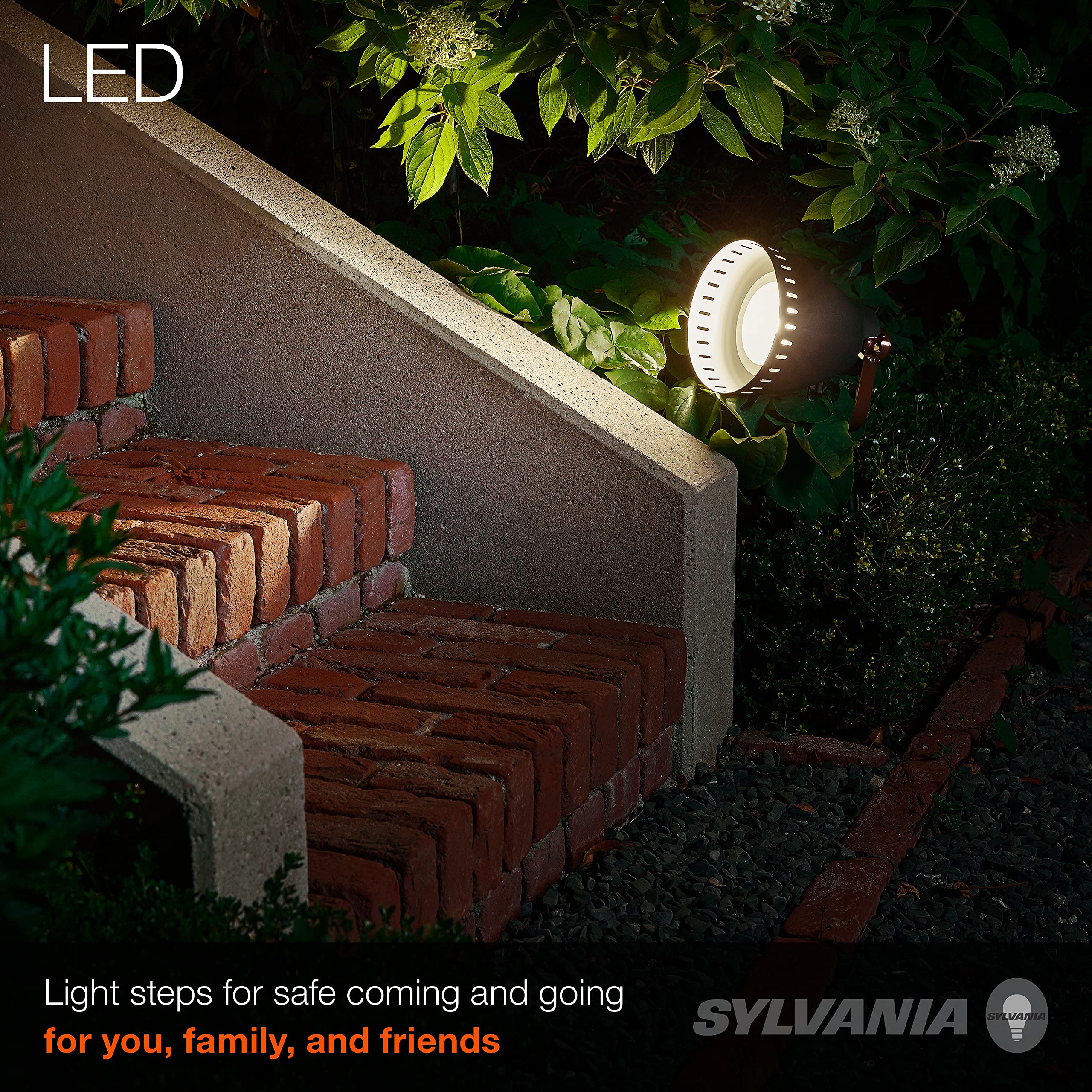 Sylvania Night Chaser LED PAR38 Light Bulb, 250W=25W, Dimmable, Super Bright 2650 Lumen, 3000K, Neutral White - 1 Pack (74793) - Image 4